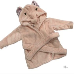 Elephant pink bath robe
